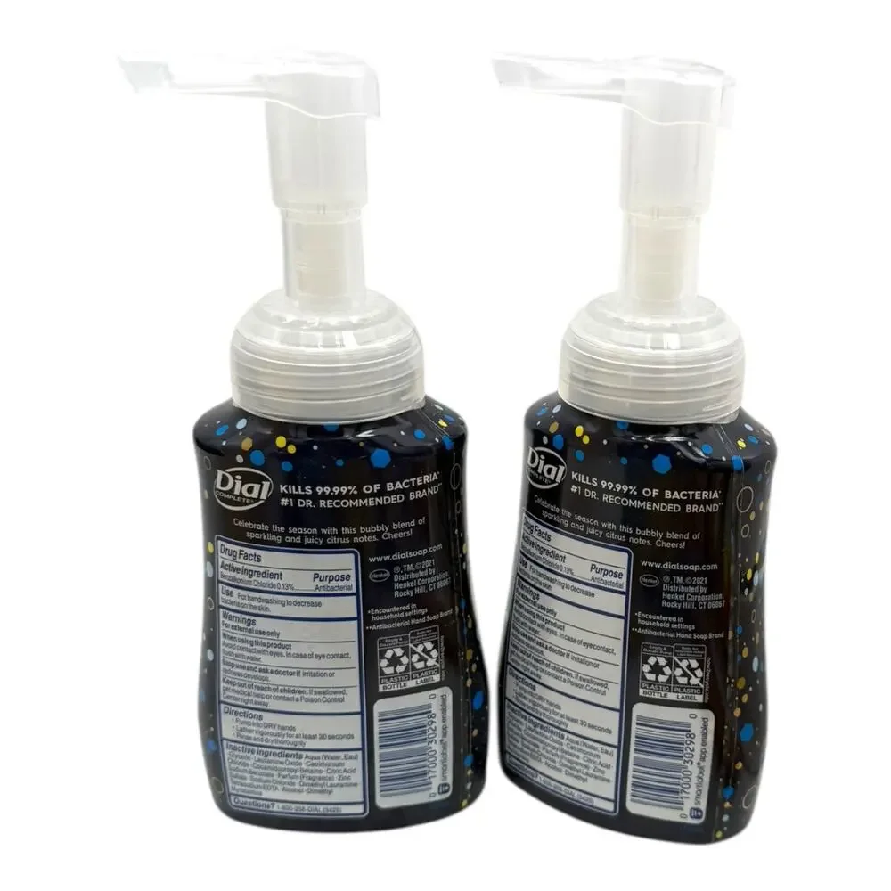 2-DIAL seasonal Limited Edition 2021 Foaming HAND WASH 7.5 oz Midnight Toast New